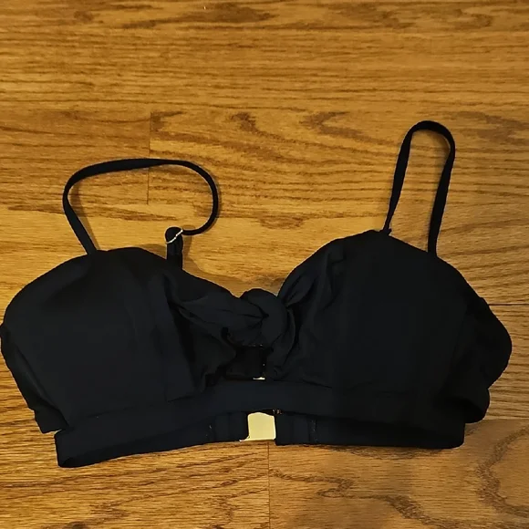 Black Trina Turk Bikini Top - Picture 1 of 3